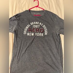 Aeropostale Dark Gray Graphic Tee